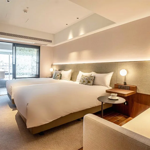 【雀客國際】礁溪麒麟酒店｜謐境輕奢親子客房2大2小含早餐(房內可泡湯)