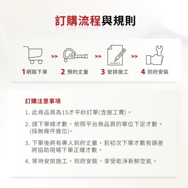 【Poll-tex 普特絲】防霾紗窗｜含施工費15才/不含窗框(過濾細懸浮微粒、降低異味)