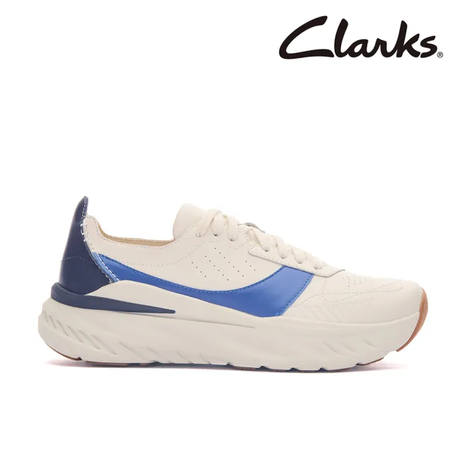 【Clarks】男鞋 Zeph Run Joy全皮面厚底運動休閒鞋 運動鞋 厚底鞋(CLM87638C)