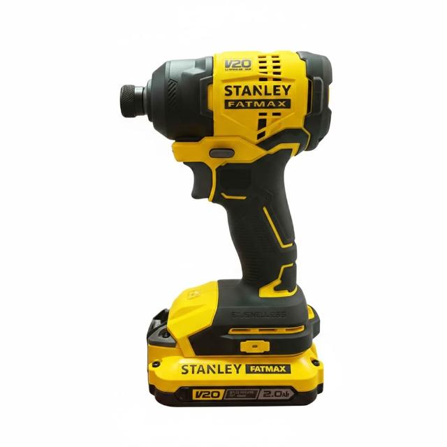 【Stanley】20V 無刷衝擊起子機雙電2.0Ah(SBI811D2T)