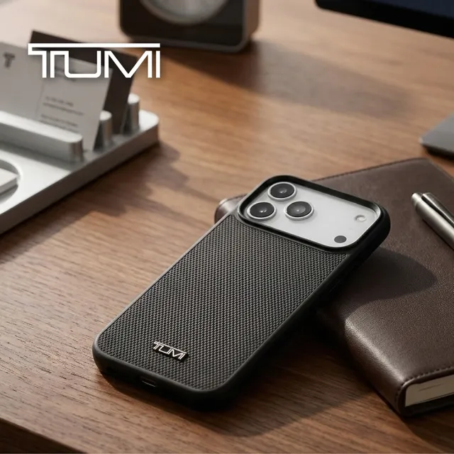 【TUMI】彈道皮革磁吸手機殼 iPhone 17系列