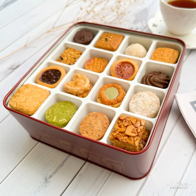 【8%ice】經典法式手工餅乾禮盒288.5g_3盒組(盒色隨機)