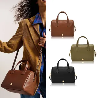 【FOSSIL】Lainey 真皮波士頓包 (多色可選)