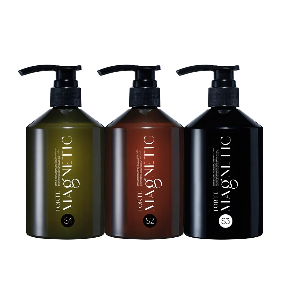 【FORTE】台塑生醫小磁瓶Magnetic 洗髮精500gx2入-任選(S1蓬鬆/S2柔順/S3深層淨化)