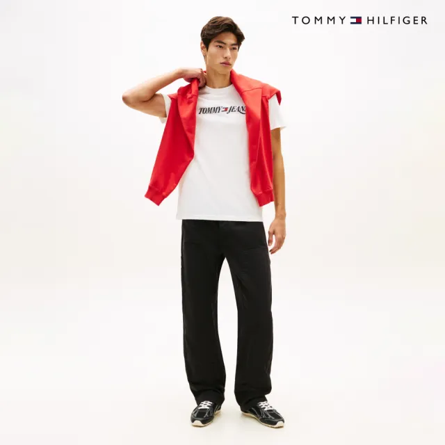 【TOMMY HILFIGER】官方旗艦館復古風標誌短袖 T 恤_裸色