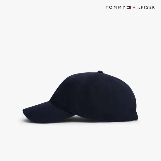 【TOMMY HILFIGER】官方旗艦館旗幟柔軟棒球帽_藍色