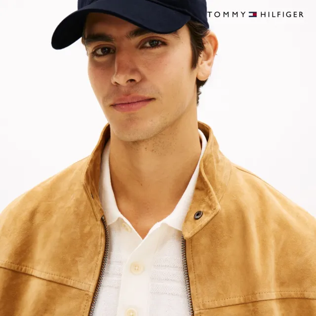 【TOMMY HILFIGER】官方旗艦館旗幟柔軟棒球帽_藍色