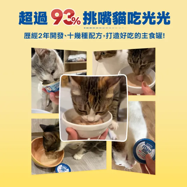 【HeroMama】貓用迷你無膠主食罐55gx24入(貓咪主食罐 全齡貓)