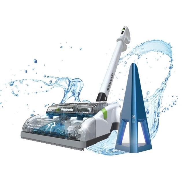  Dirt Devil Hippolo FC1911 無線吸塵器，採用直立式與手持式設計，支援乾溼兩用及擦地功能，900ml可洗式集塵筒輕鬆清潔，重量僅3.2kg，尺寸57x37x23 cm，電池供電，中國製造，1年保固，BSMI認證R32496，適閤家庭高效清潔。 