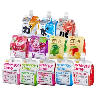 【盛香珍】Energy Time機能飲/零卡蒟蒻/低卡蒟蒻-180gX6包入(口味任選)