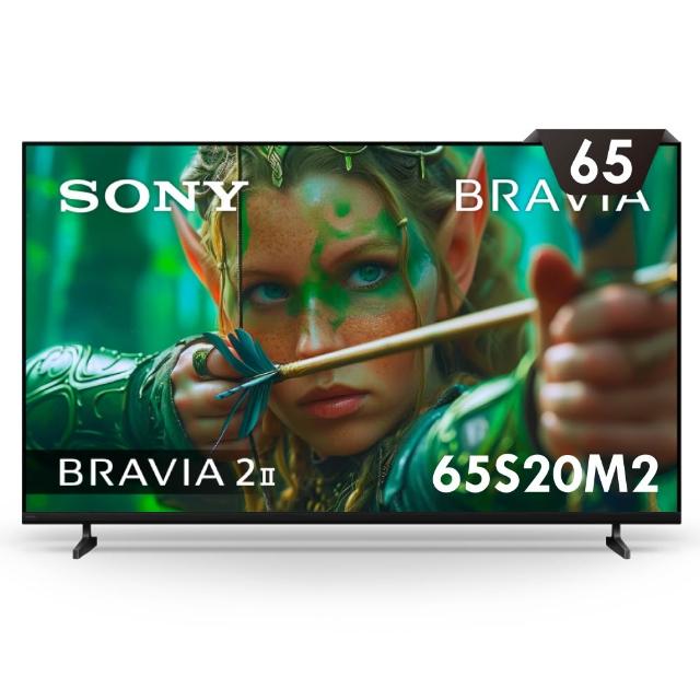 【SONY 索尼】BRAVIA 2II 65型 4K X1 Google TV 顯示器(Y-65S20M2)