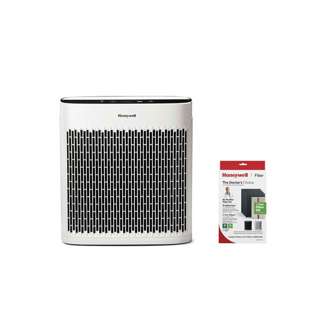 【Honeywell】(一年份濾網組)淨味空氣清淨機HPA5150WTWV1(適用5-10坪｜小淨★寵物 幼兒 友善)