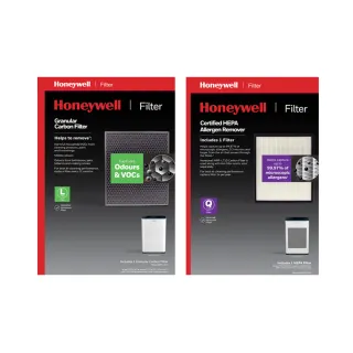 【Honeywell】適用 HPA710WTWV1 一年份專用濾網組(HEPA濾網HRF-Q710V1+顆粒活性碳濾網HRF-L710)