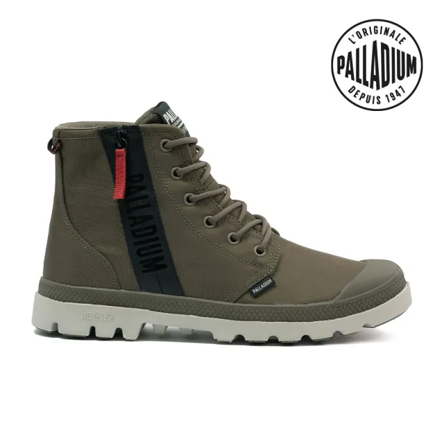 【Palladium】PAMPA HI SEEKR2 LT+WP+輕量再生大底橘標防水鞋/休閒鞋-男鞋/女鞋-城市灰(74406-276-M)
