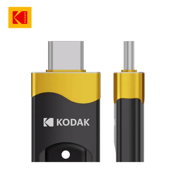 【Kodak 柯達】USB-C T330 3.0 TF專業高速讀卡器(小巧輕便/高速穩定/支援多系統)