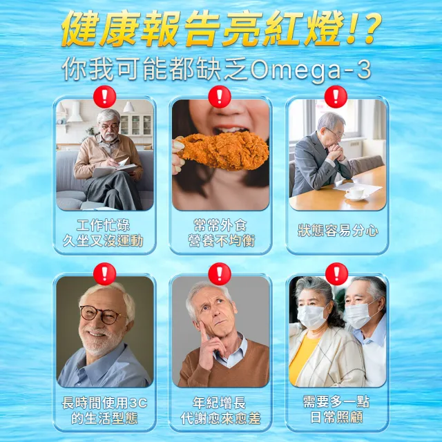 【信吉生醫】DHA46 EX rTG高濃度魚油膠囊X3(Omega-3 92%以上 rTG 魚油)