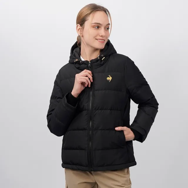【LE COQ SPORTIF 公雞】防潑水潮流生活羽絨外套 男女款-2色-LOS61891_LOS62891