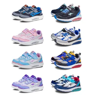 【KangaROOS】超輕量慢跑鞋 童鞋 中童 運動鞋 魔鬼氈 K-RIDER 2/BREAK 多款任選