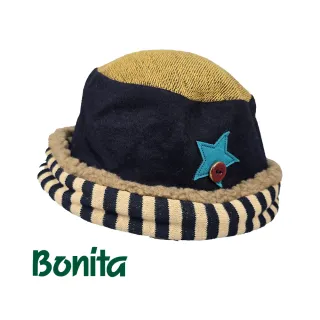 【Bonita 葆倪】日本進口/兒童/星星絨毛反摺童帽/669-4851