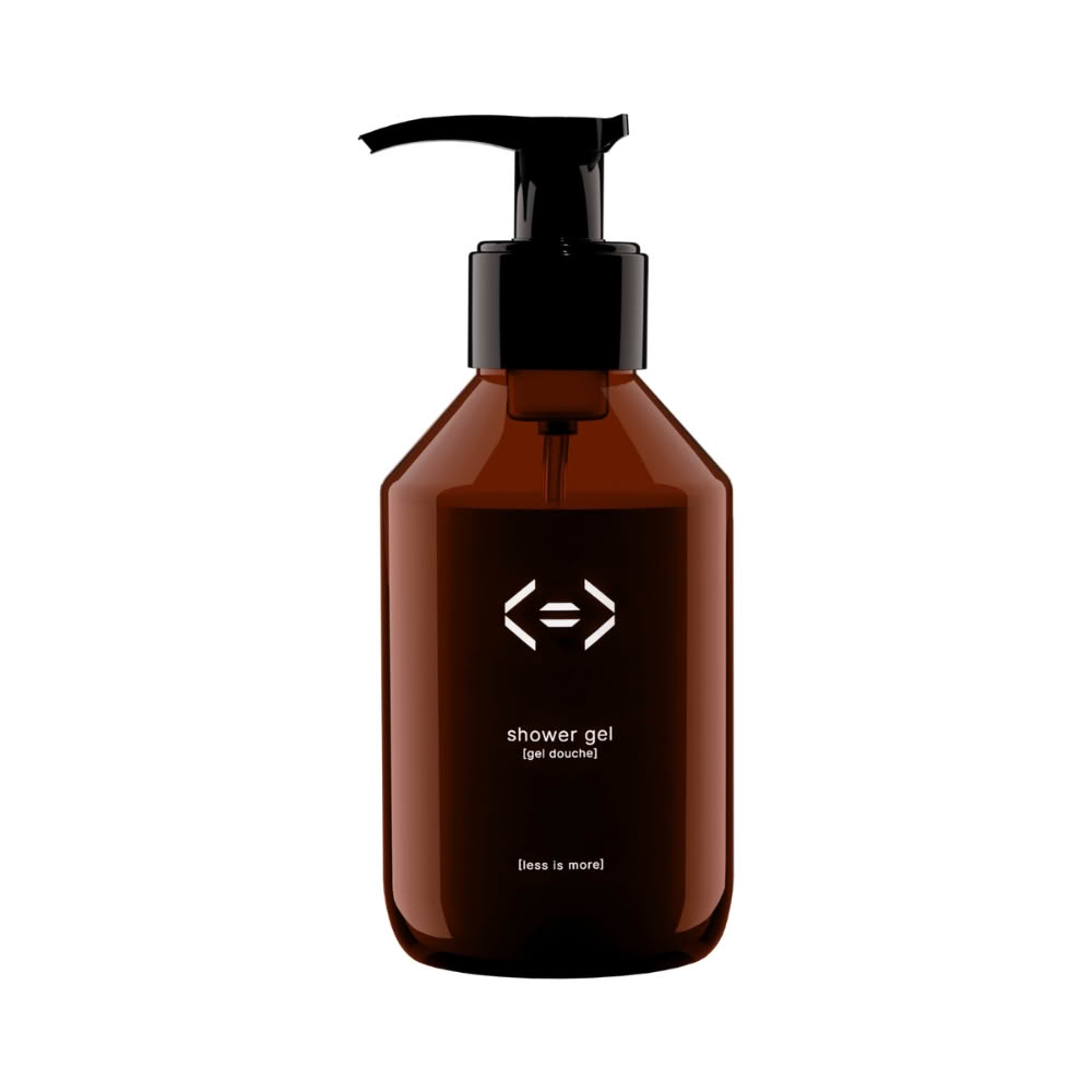 【LESS IS MORE】100%回收PET沐浴瓶 可重複使用 環保設計 沐浴乳空瓶(250 ml)