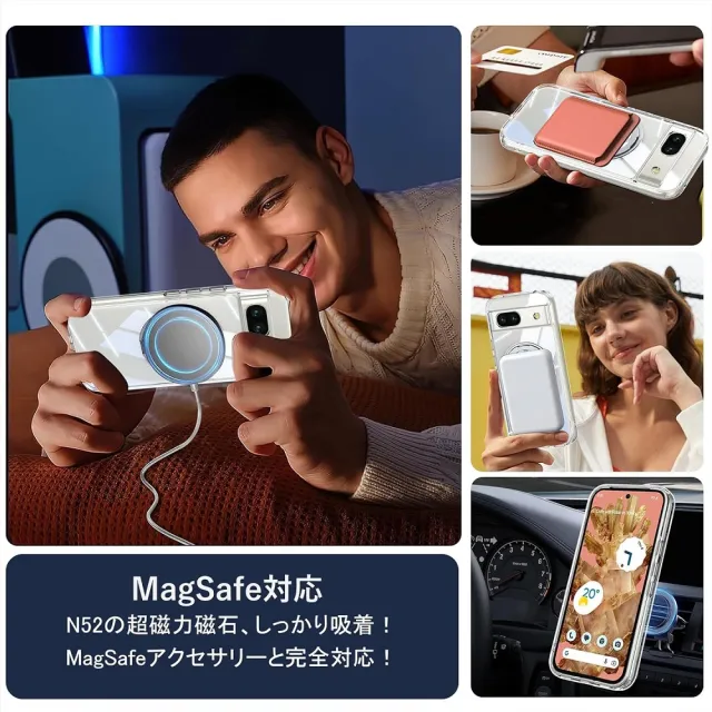 【ACE CASE】Google Pixel 10a 360度旋轉MagSafe磁吸指環支架手機殼保護殼保護套(磁吸指環支架)