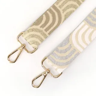 【LouiseC.】Tree House 2色窄版-氣質扇形水波紋織帶/包包肩背帶(JUI0026)