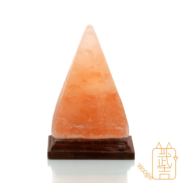 【Woogie武吉珠寶】造型鹽燈擺件(USB金字塔128x83mm)