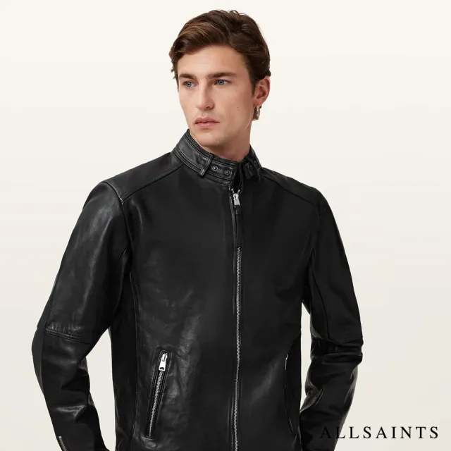 【ALLSAINTS】CORA 經典簡約純羊皮皮衣外套 M064LB (常規版型)