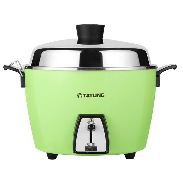 【TATUNG 大同】6人份文青綠電鍋全配福利品(TAC-06L-NJG)