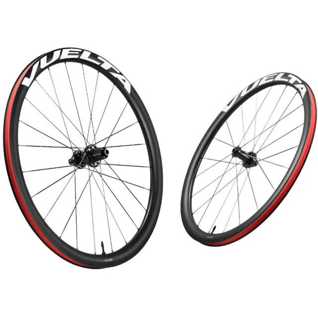 【GIANT】捷安特 VUELTA PRO 系列 碳纖維 鋼絲 輪框 碟煞 中鎖式 輪組 公路車 自行車