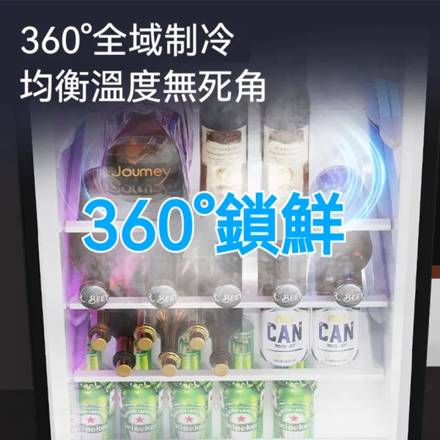 悅步 110V冷藏櫃 冰箱 BC-202L 冰吧冷藏櫃 單門透明冰箱 冷藏保鮮櫃