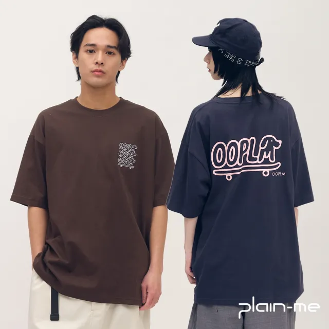 【plain-me】OOPLM 上衣 短袖TEE 男上衣 女上衣 臘腸狗狗滑板_OPM0131-261