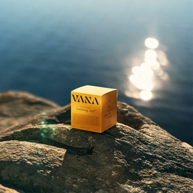 【VANA】光之季節香氛蠟燭65G-清爽檸檬調 ｜天然植物蠟｜純素安心使用｜療癒居家香氛｜室內香氛｜送禮推薦