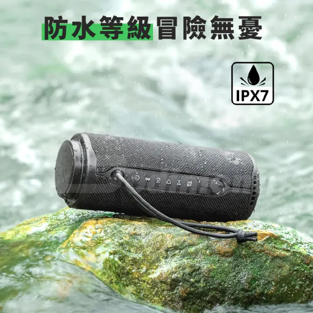 【Tronsmart】Tronsmart T8 360°  藍牙喇叭40W環繞音場  IPX7 防水(EQ 自訂節奏燈效)