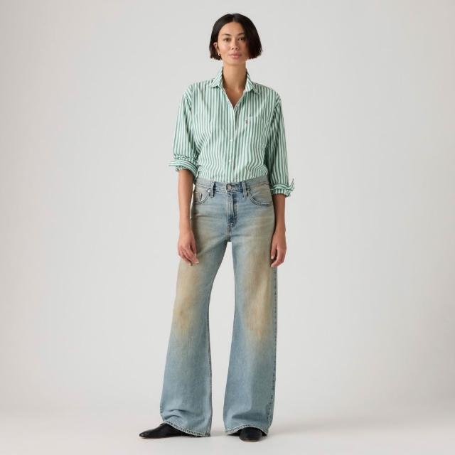 【LEVIS】ROSE 朴彩英同款 LOOSE BOOT 低腰 寬鬆靴型褲 牛仔褲 女生牛仔褲 人氣新品 005DO-0047