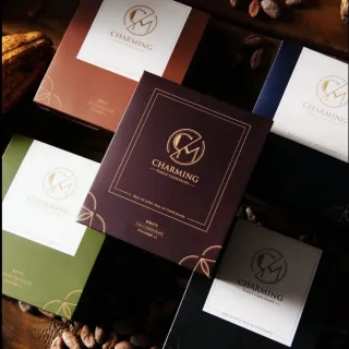 【Charming 喬名巧克力】可可沖泡飲暢銷4盒組(30gX6入/盒；原味+堅果+咖啡+抹茶)