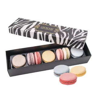 【巧克力雲莊】法式馬卡龍7入禮盒(送禮禮盒_附提袋)