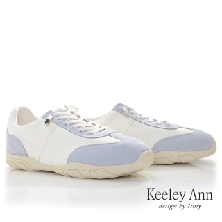【Keeley Ann】拼接懶人休閒鞋(藍色636943260)