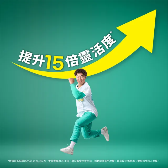 【挺立】關鍵迷你錠UCII(30錠/盒-郭泓志代言 一天一錠  提升五大關鍵行動力 維生素C 鎂鋅銅錳)