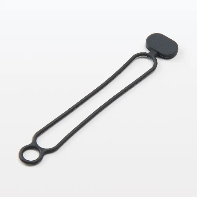 【MUJI 無印良品】矽膠多用途綁帶 約1.8x10.8x3.5cm/4色共12入