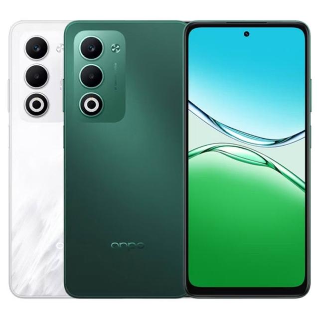 OPPO A5 OPPO A5 5G手機搭載MediaTek Dimensity 6300八核心處理器,最高時脈2.4GHz,提供流暢效能;6.67吋HD+螢幕(1604×720解析度)適合追劇與遊戲。5000萬主相機與800萬前鏡頭,捕捉高品質影像。4GB RAM + 128GB ROM,支援microSD擴充。超大6000mAh電池,長效續航;支援5G與藍芽,尺寸輕薄(165.71×76.24×7.99mm,194g),附保護套、充電器等標準配備。NCC認證CCAM255G0040T6,顏色選擇晨霧白或極光綠,完美入門5G機款。