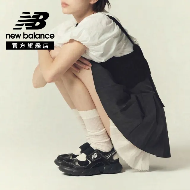 【NEW BALANCE】NB 大童鞋_瑪莉珍鞋_G23022S-M_男童/女童_黑色(21.5-25cm)