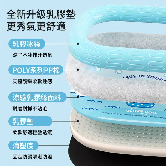 【BaoBay】A級乳膠冰絲狗窩 65×50cm 寵物冰墊 狗狗涼墊 貓窩 涼感墊 冰絲寵物床