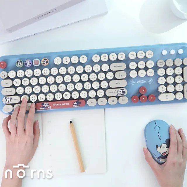 【Norns】無線鍵盤滑鼠組(米奇 鍵盤 滑鼠 無線鍵盤 無線滑鼠)