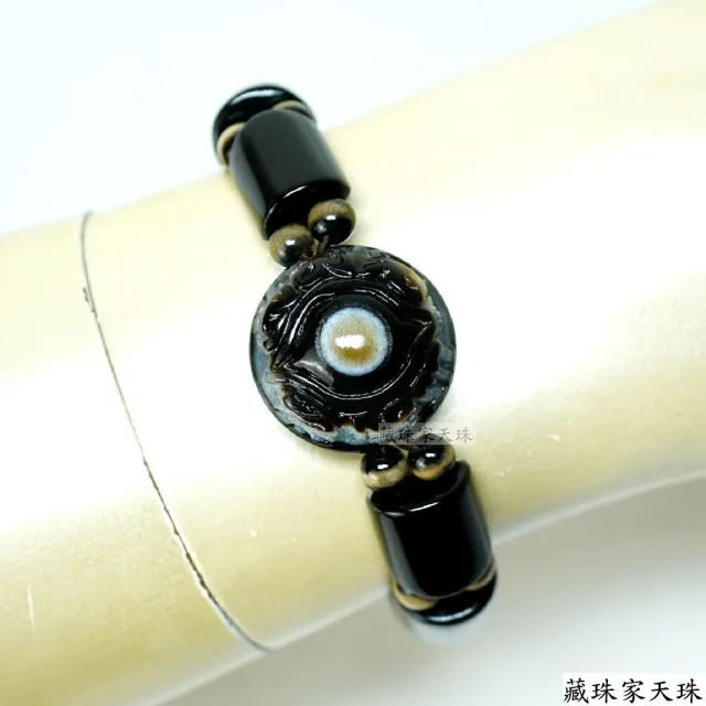 【藏珠家】精品22mm六字天眼天珠手鍊