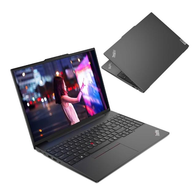 Lenovo 聯想 ThinkPad E16 Gen 2 商用筆電，搭載 Intel Core Ultra 5 125H 處理器、16GB DDR5 記憶體與 1TB SSD 儲存，適合商務與高效能需求。16吋 WUXGA IPS 螢幕解析度 1920x1200，提供清晰視覺體驗。內建 Intel Arc Graphics 顯示卡、HD 720p 網路攝影機、指紋辨識與 Thunderbolt 4 連線埠。支援 Wi-Fi 6 無線網路與藍芽 5.2，輕薄設計僅 1.78kg，配 Windows 11 Pro 作業系統與三年保固。理想的輕薄效能筆電選擇，NCC 認證 CC AH18LP3520T2。