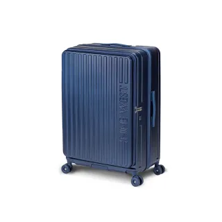 【NINE WEST】變輪箱系列 前開式 20吋行李箱 快拆輪設計 可加大 登機箱 旅行箱 (藍色) NW32910