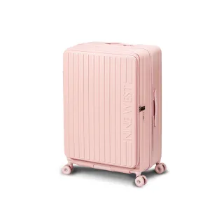 【NINE WEST】變輪箱系列 前開式 20吋行李箱 快拆輪設計 可加大 登機箱 旅行箱 (粉色) NW32910