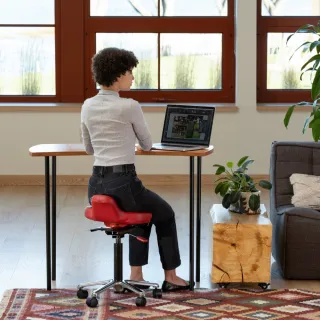 【REDROCK 紅岩愛脊椅】美國外科醫生設計保護脊椎的動態座椅 （人體工學椅/電腦椅/辦公椅/讀書椅）