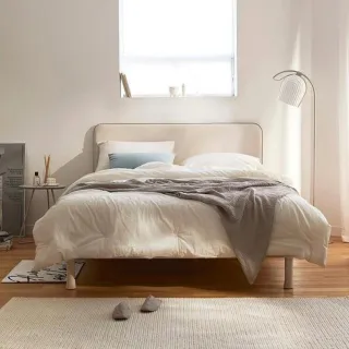 【iloom 怡倫家居】CUSINO 雙人床架-有床腳(床架 雙人床 雙人床架)